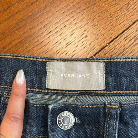 Everlane Kick Crop Flare Jeans size 27 - Picture 3 of 8